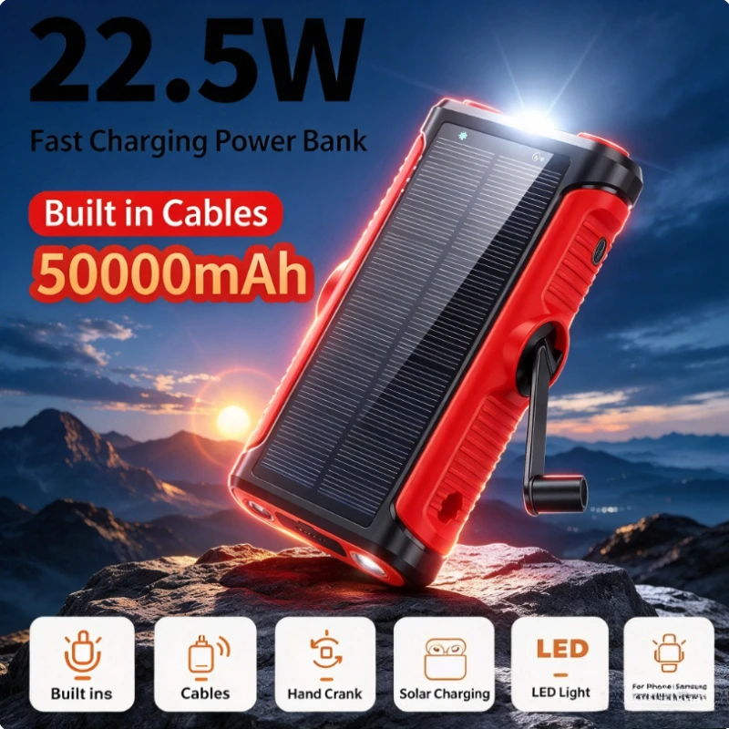 แบตเตอรี่สำรองพลังงานแสงอาทิตย - Solar Emergency Charger บทวิจารณ์และราคา