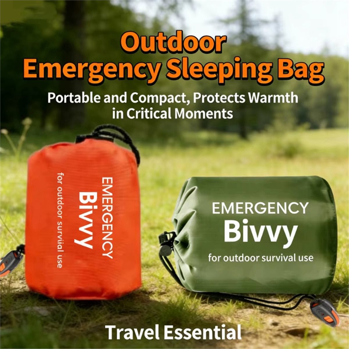 ถุงนอนฉุกเฉิน ผ้าห่มเอาชีวิตรอ - Bivy Bag Emergency บทวิจารณ์และราคา