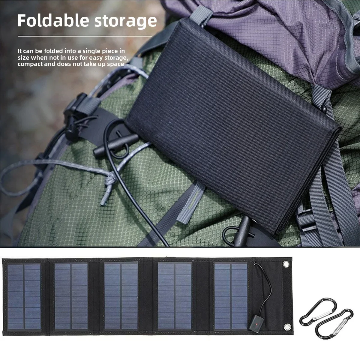 แผงโซลาร์เซลล์แบบพับได้ 25W พก - Solar Emergency Charger บทวิจารณ์และราคา