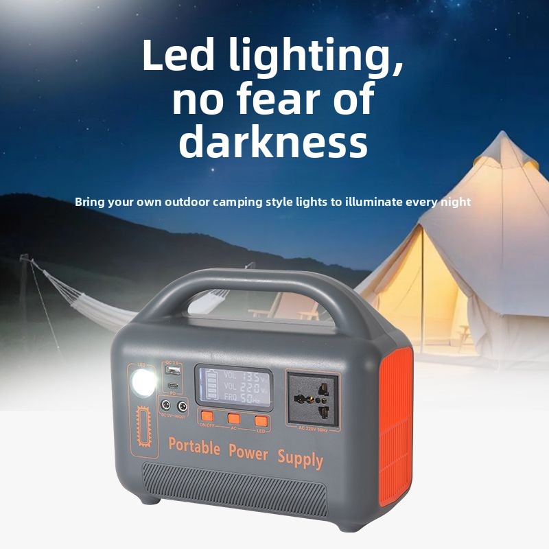 แบตเตอรี่สำรองแบบพกพา 500W 220 - Solar Emergency Charger บทวิจารณ์และราคา